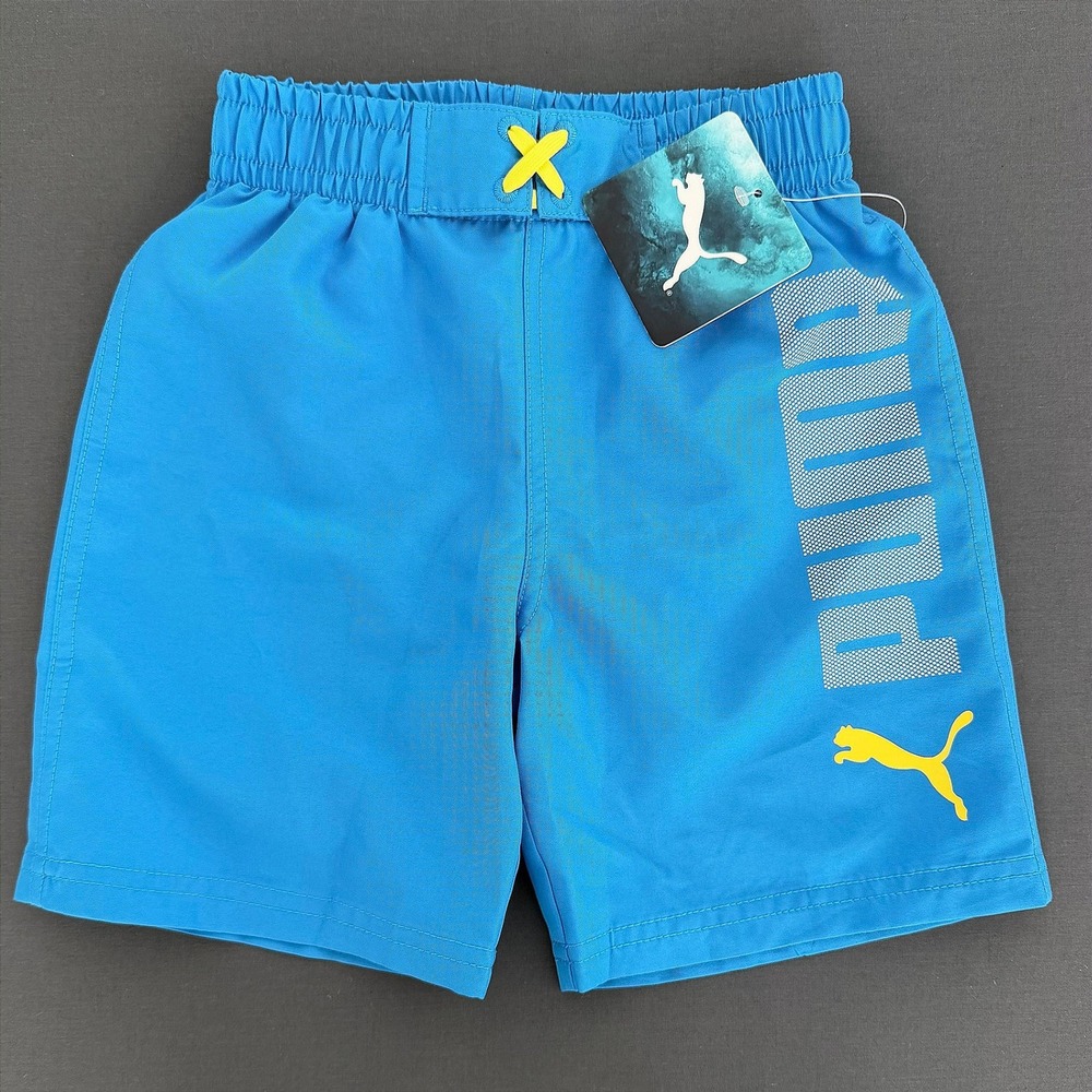 Puma Boys Blue Swim Trunks NWT 5T